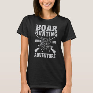 Hog Hunter Vild Gris Hunting Gris Hunter Boar Hunt T Shirt