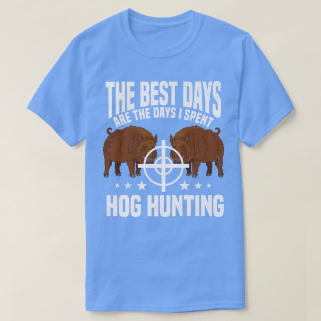 Hog Huntin Boar Gris Hunter Huntsman Premium T Shirt (Design framsida)