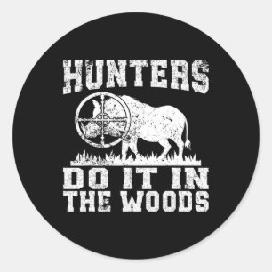 Hog Hunting Vild Hog Boar Feral Gris Hunter Huntsm Runt Klistermärke