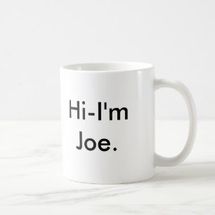 Hög-i förmiddag Joe. Kaffemugg
