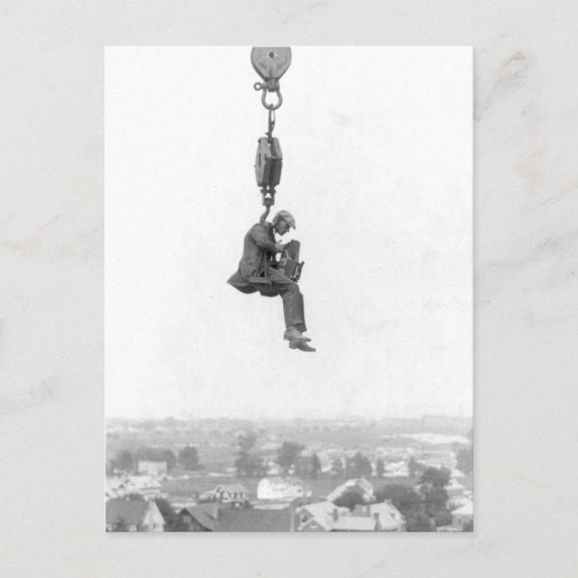 Hög i Vintagen Luft Vykort (Framsida)