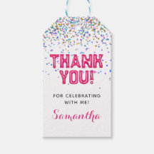 Hög inbjudan till fem födelsedagskonfetti