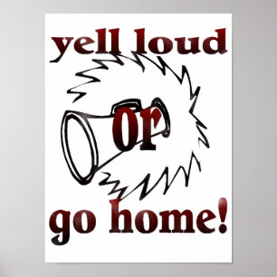 hög jubelaffisch för skrän poster