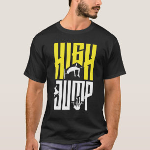 Hög jump-Jumper-spår och Fält T Shirt