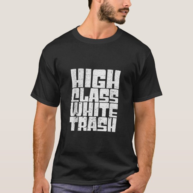 Hög klass Vit Sopor-upphängningsfack för upprullni T Shirt (Framsida)