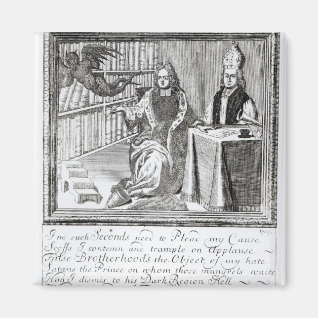 Hög kyrkan Champion, Plead his own Magnet (Framsidan)