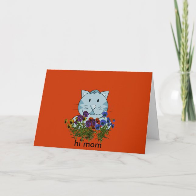 hög mamma kort (Framsida)
