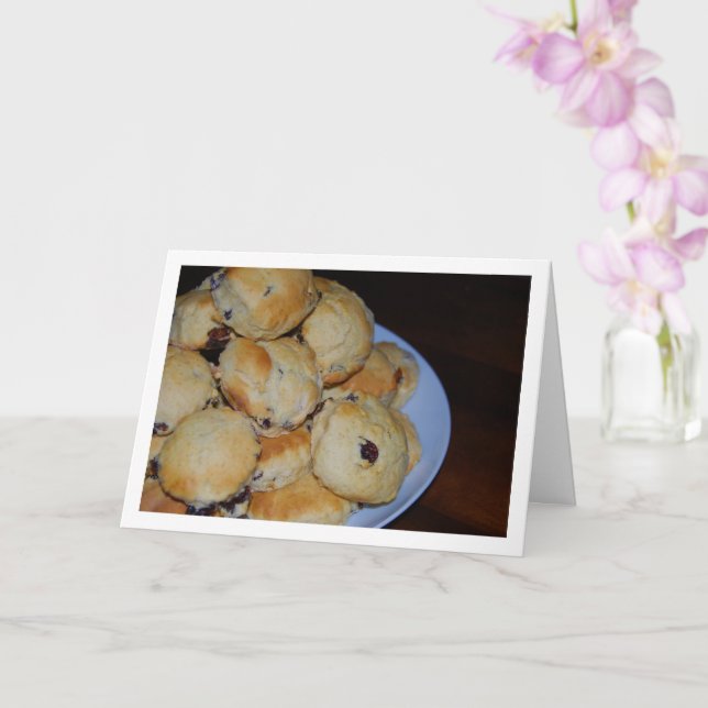 Hög med russinbullar på tallrik kort (Orkide)