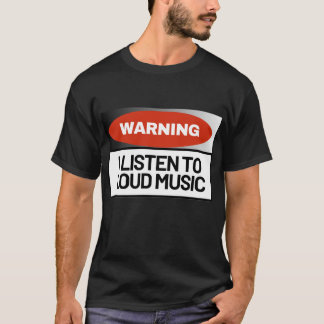 Hög musik älskare t-shirt