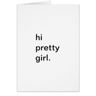 hög nätt girl. OBS kort