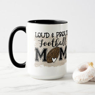 Hög och Stolt Fotbollsmamma Mugg