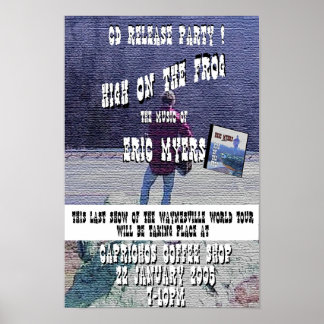 Hög på Frog Flyer Poster