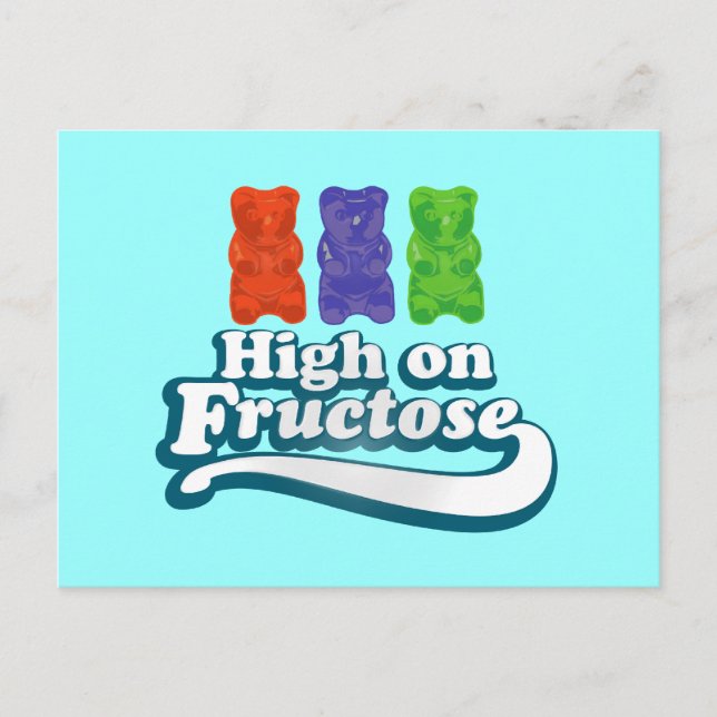Hög på fruktos vykort (Framsida)