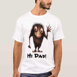 Hög pappa för roligt tecknadtrollordstäv "! ", t shirt