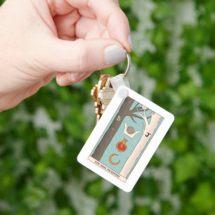 Hög pristess-tarotkort, större arcana nyckelring
