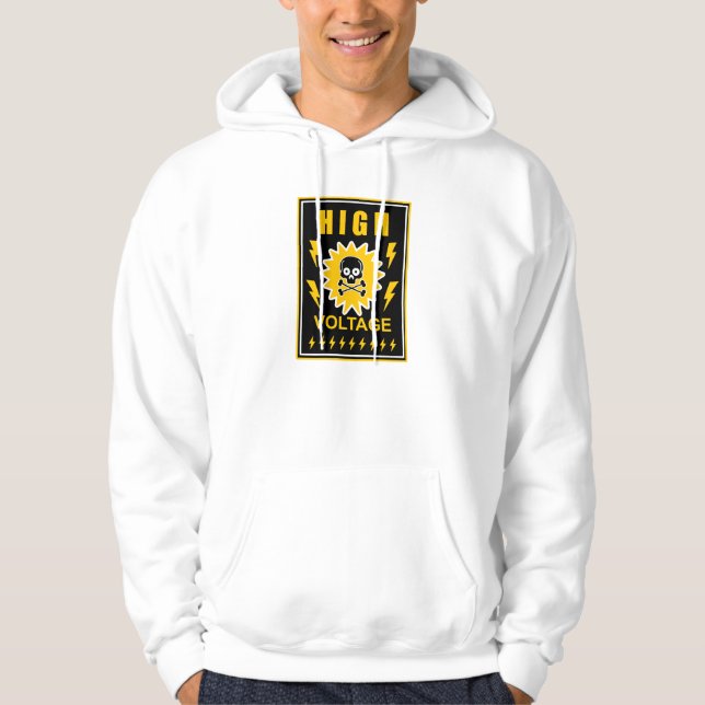 Hög spänning hoodie (Framsida)