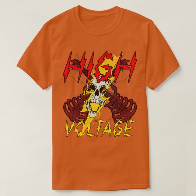 Hög spänning t shirt (Design framsida)