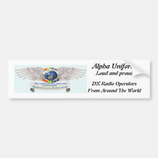 Hög stolt bildekal för AU