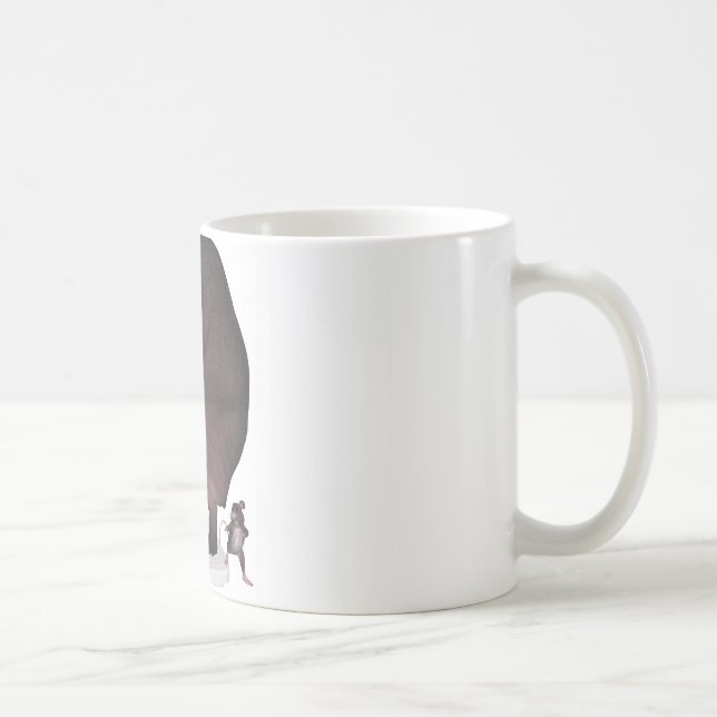 Hög tid för en kost kaffemugg (Höger)