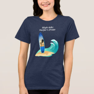 "Hög tidvatten: Surfarens stolthet" äventyrs hav s T Shirt
