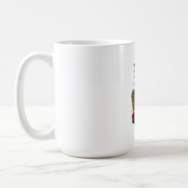 Hög Underhåll Pengar Dolk Ros Tatuering Blixt B Kaffemugg (Vänster)
