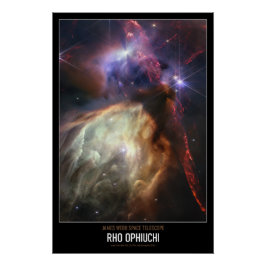 Hög upplösning Astronomi Rho Ophiuchi Perfect Poster