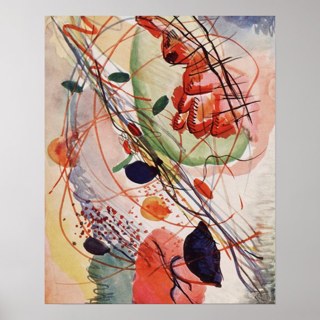 Hög upplösning av Wassily Kandinsky (1866-1944) Poster (Framsidan)