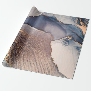 Hög upplösning. Luxi abstrakt - vätskekonsthämtnin Presentpapper