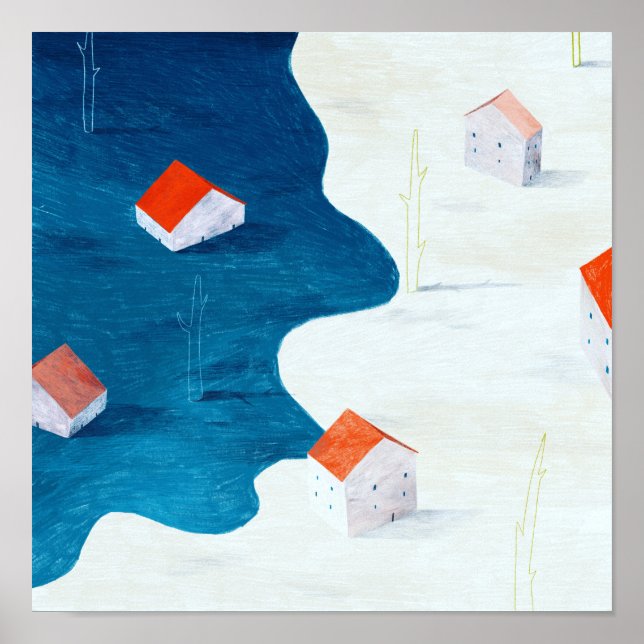 Hög vatten poster (Framsidan)