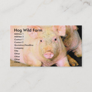 Hog Vild Farm Visitkort
