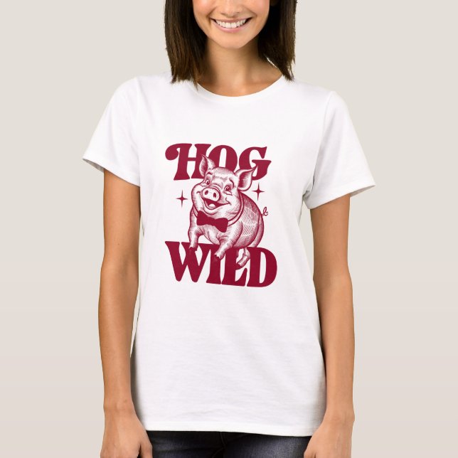 Hog-Vild T Shirt (Framsida)