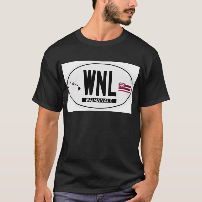 Hög-WAIMANALO-Klistermärke Tee (Framsida)