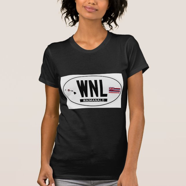 Hög-WAIMANALO-Klistermärke Tee (Framsida)