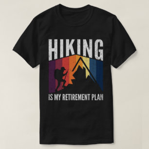 Höga är min Pension-planens Vintage-solnedgång T Shirt