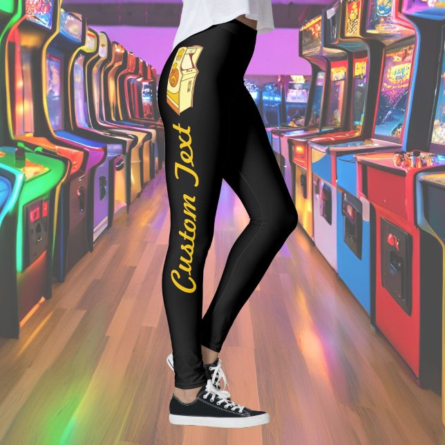 Höga arcade-spelkonsoll-legginss leggings (Skapare uppladdad)