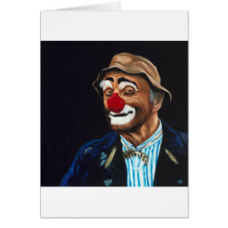 Höga Billy clownen Hälsningskort