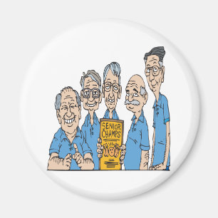 Höga bowlingmästare magnet