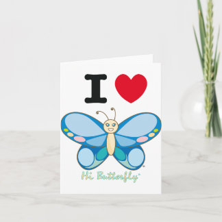 Höga Butterfly® noterar kortet Kort
