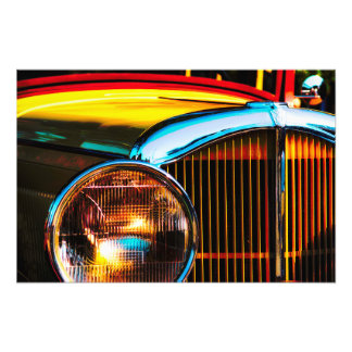 Höga Färg-Stil Fototryck