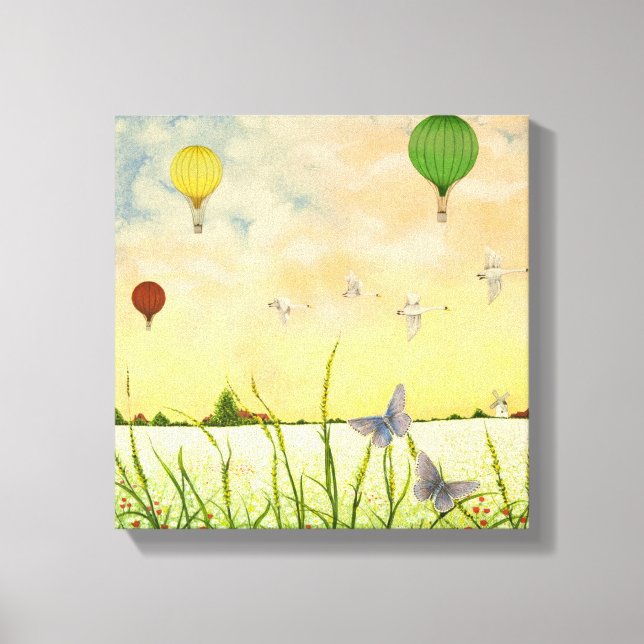 Höga flygblad 2011 canvastryck (Framsida)