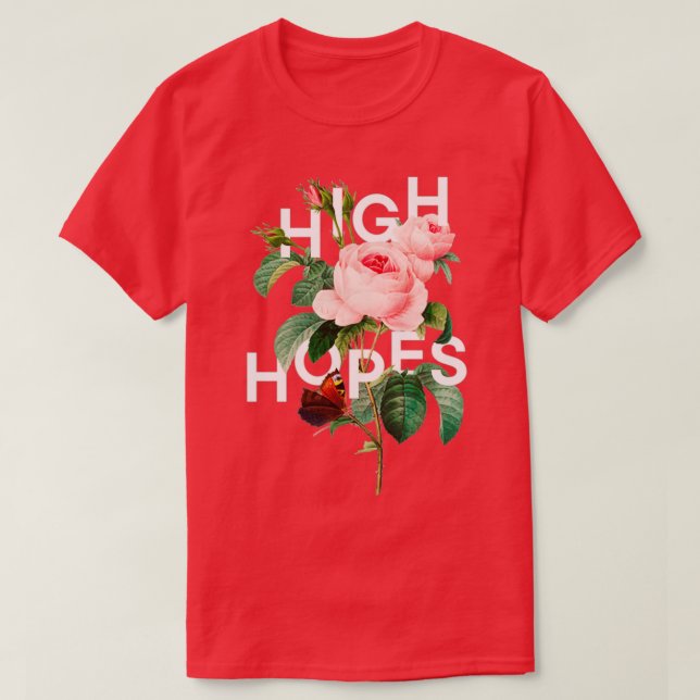 Höga förhoppningar t shirt (Design framsida)