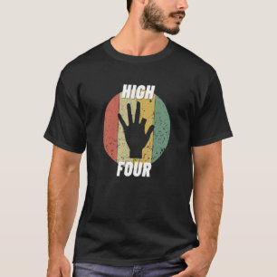 Höga fyra avskärmade Finger-amputering av Finger-a T Shirt