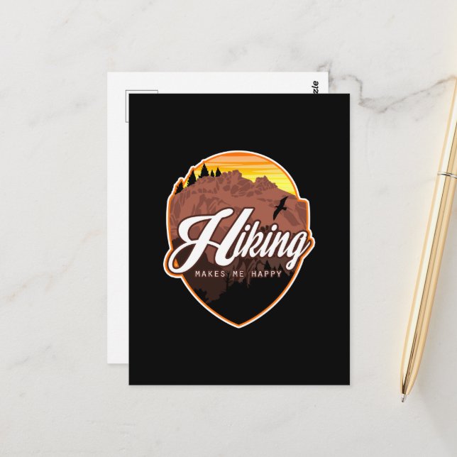 Höga gör mig Lycklig Vykort (Fram/Back In Situ)