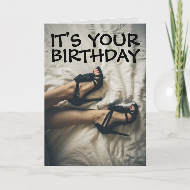 HÖGA HJÄLPKORT BIRTHDAY CARD FÖR HONOM KORT (Framsida)