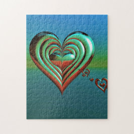 Höga hjärtan i himlar pussel