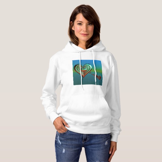 Höga hjärtan i himlar t shirt (Hel framsida)