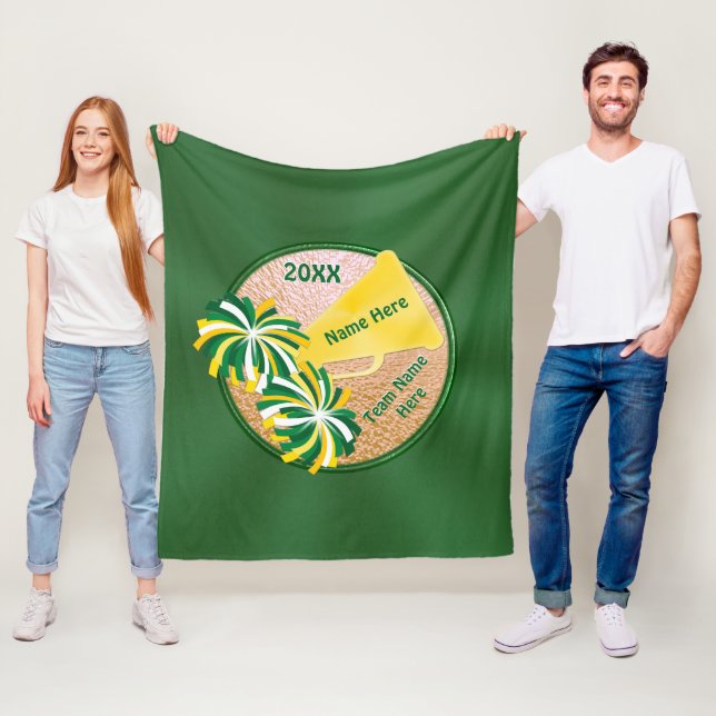 Höga jubelgåvor för personlig i dina färger fleecefilt (På plats)