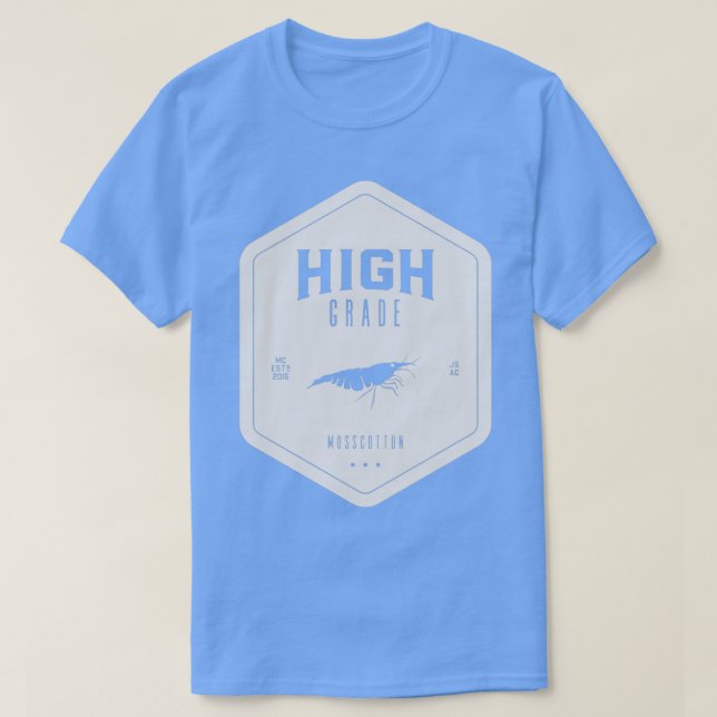 Höga Klass-räkor T Shirt (Design framsida)