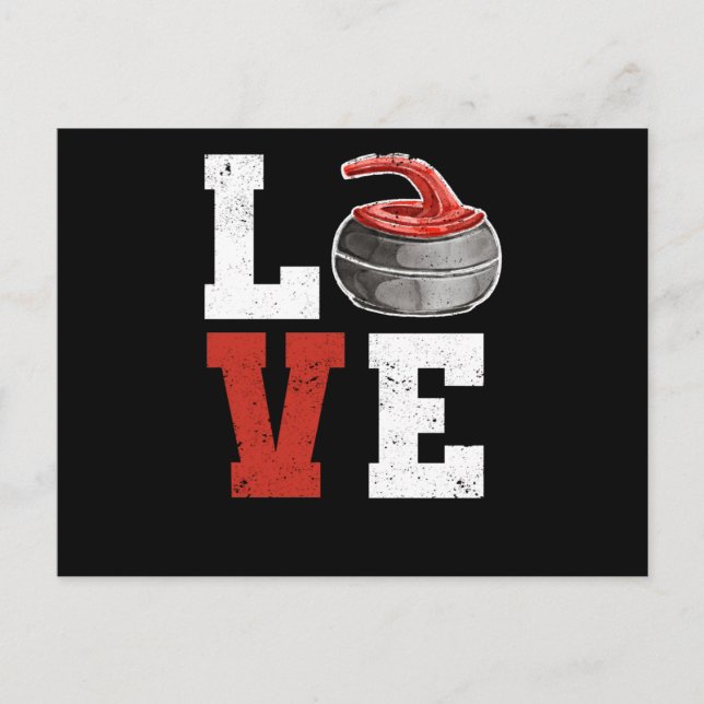 Höga kurvspelare som gör älskare vinteris vykort (Framsida)