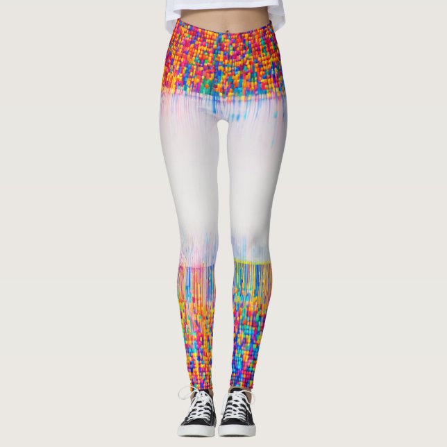 Höga kvinnoben - Snyggt, stabil Leggings (Framsida)